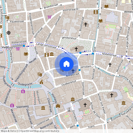 Domplein, Neude, Janskerkhof, 3512 GS, Minrebroederstraat, Utrecht