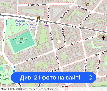 Pronájem bytu • 42 m² bez realitkyKrásova, Praha - Žižkov - Фото 1