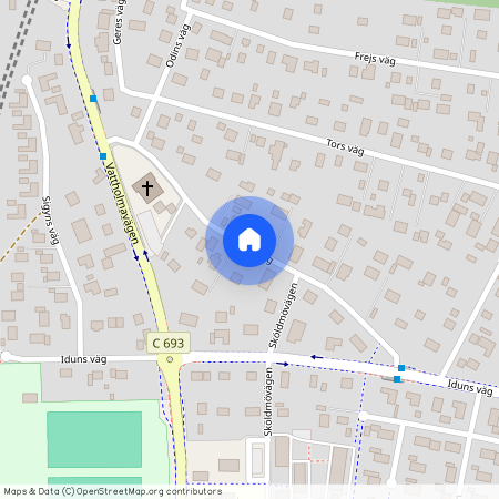 Regins väg, Uppsala