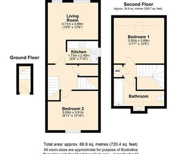 2 bedroom maisonette to rent - Photo 1