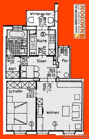 Freundliche 2-Zimmer-Dachwohnung mit Wintergarten am grünen Schlobigpark zu vermieten! - Photo 5