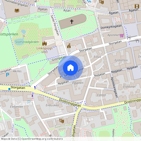 Pilens Backe 4, Innerstaden