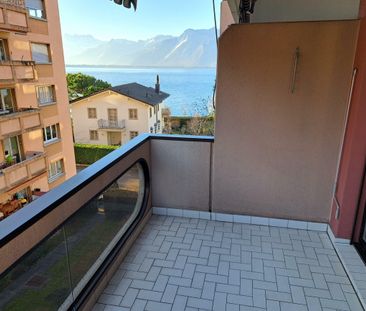 Grand studio avec spacieux balcon à deux pas du lac à Clarens - Foto 2