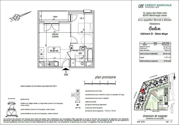 location Appartement T2 DE 40.3m² À MELUN - Photo 1