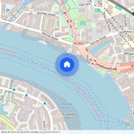 Dunbar Wharf, Narrow Street, London