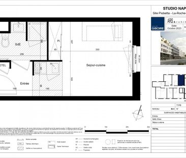 Appartement T1 à louer La Roche Sur Yon - 21 m² - Photo 2
