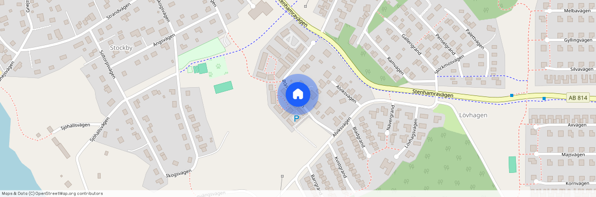 Blåsbacksvägen, Stenhamra