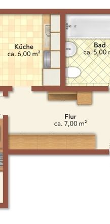 3 Raum-Wohnung mit Balkon und Aufzug - Photo 2