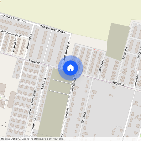 ul. Pogodna, Wróblowice, Miękinia, średzki, dolnośląskie