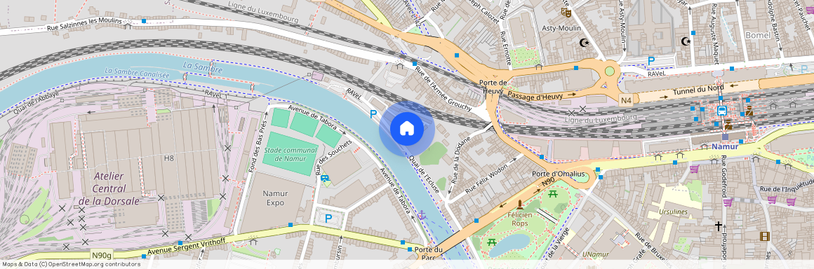 Quai De L'ecluse, 5, 5000, Namur