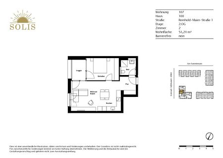 Klein aber fein: 2 Zimmer-Neubauwohnung mit Loggia - Foto 3