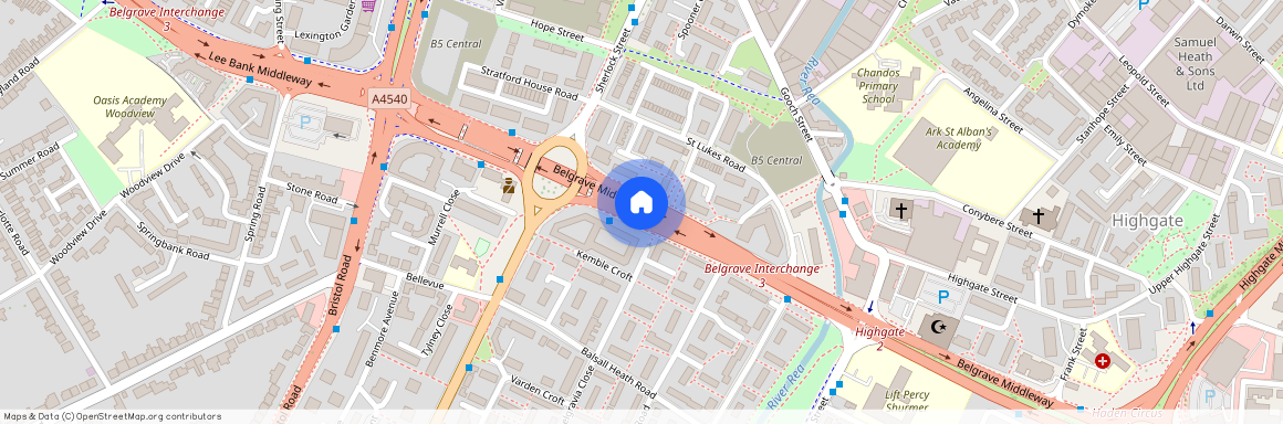 Belgrave Middleway, Birmingham B5