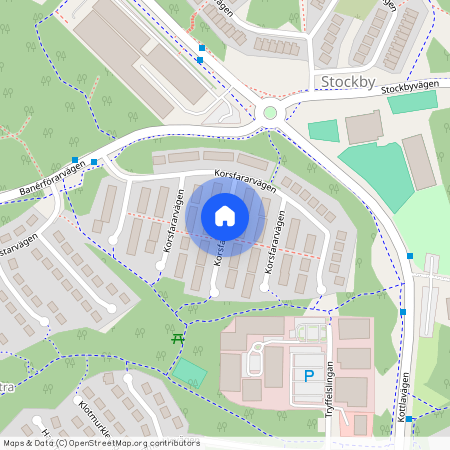 Korsfararvägen, Lidingö