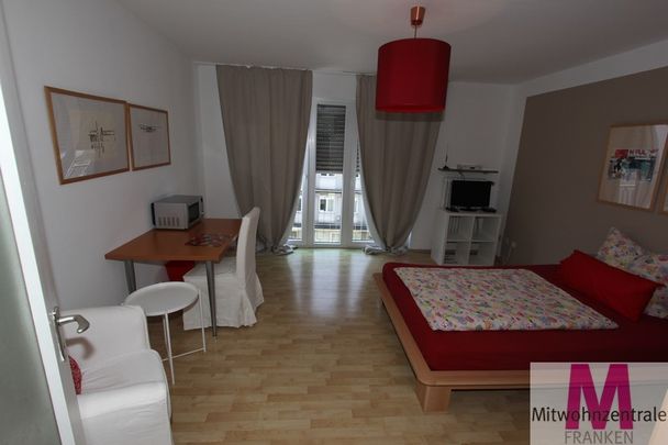 Möblierte 1-Zimmer-Wohnung in Zentrum von Nürnberg - Foto 1