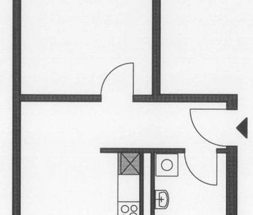 1-Zimmer-Wohnung in Köln Niehl - Foto 1
