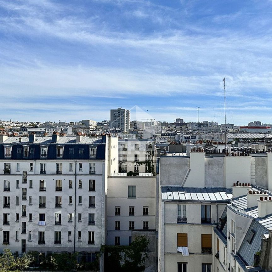 A LOUER GRAND STUDIO 29M2 CALME AVEC VUE DÉGAGÉE SUR JARDINS - RES. STAND. PARIS 10E GONCOURT CANAL - Photo 1