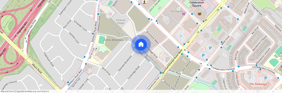 4070 Parkside Village Drive Unit# Th10, Mississauga