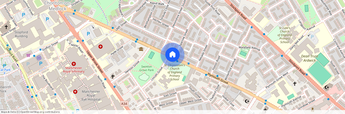 Manchester, M13, Plymouth Grove