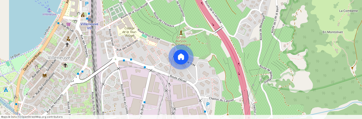 1844, Villeneuve VD, Route Sous Le Scex