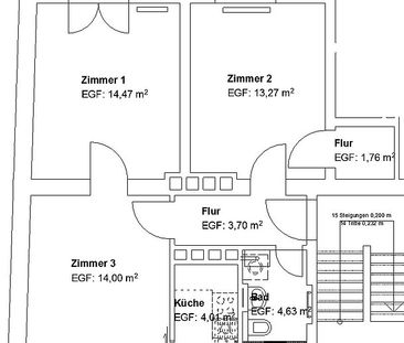 3 ZKB mit Balkon nahe Leipziger Platz! - Foto 1