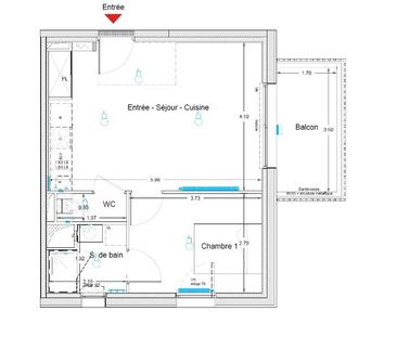 Location Appartement 2 pièces 40m² NANTES 44300 - Photo 6