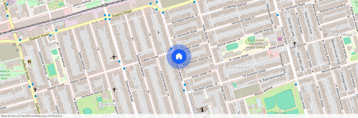 google map, Toronto, Toronto, Toronto, M6G 3V5