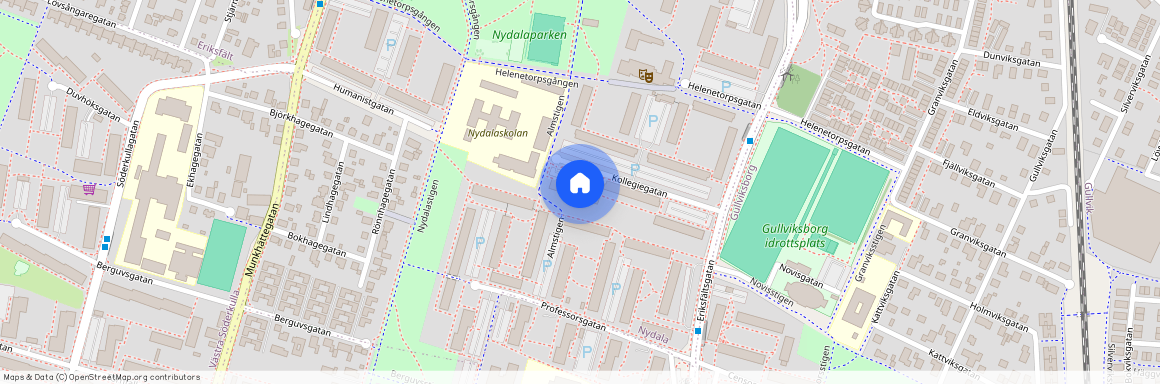 Kollegiegatan 6B, Hermodsdal