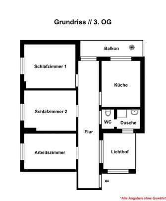 Gepflegte Altbauwohnung mit Balkon im Herzen der Neustadt! - Photo 1