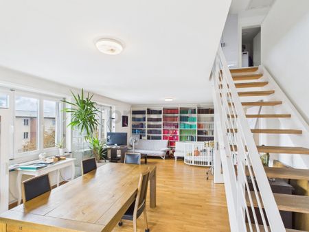 Möblierte 4-Zimmer-Wohnung mit Stadtblick in Basel - Photo 3