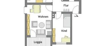 Moderne 3-Zimmer-Wohnung in Mülheim-Saarn - Photo 1