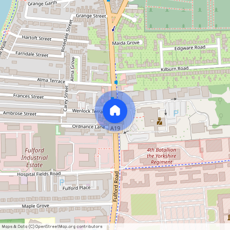 Frances Street, Fulford Road, York, YO10