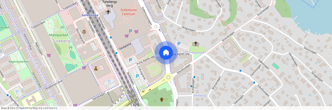 Kung Agnes Väg, Sollentuna