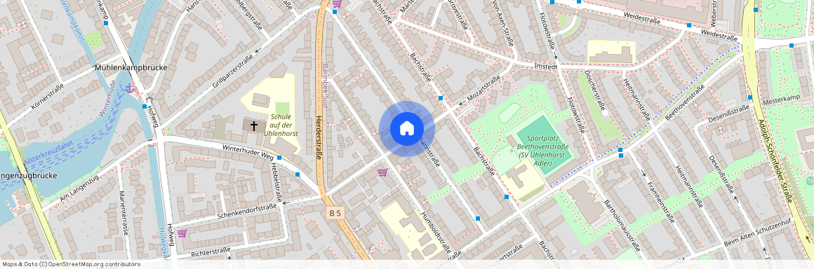 Mozartstraße 27, 22083 Hamburg Barmbek - Hamburg Barmbek-Süd