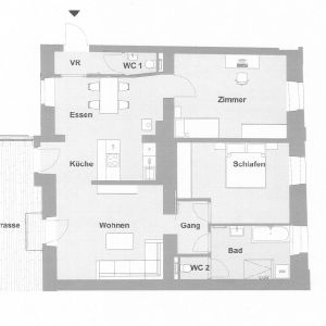 ERSTBEZUG, Toprenovierte 3-Zimmer Wohnung mit Terrasse und Gartenblick - Foto 3