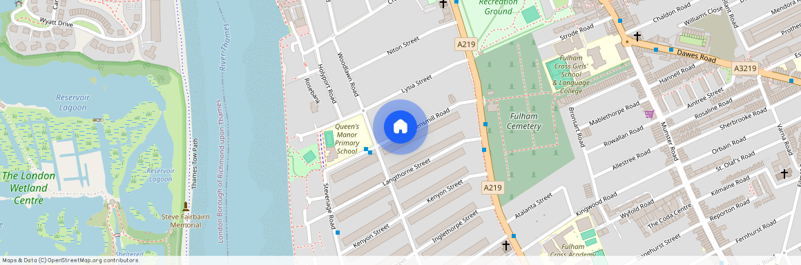 Queensmill Road, Fulham, London