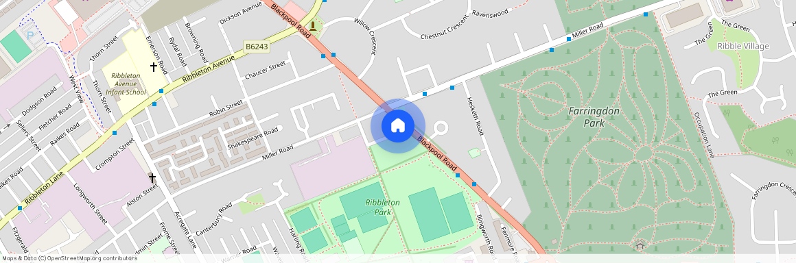 3-Bed End-Terraced House to Let on Blackpool Road, Preston