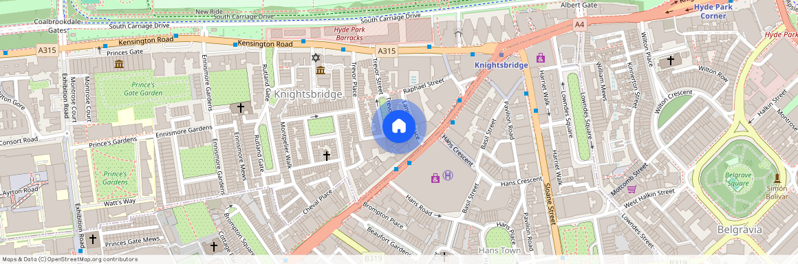 PRINCES COURT, BROMPTON ROAD, London, SW3