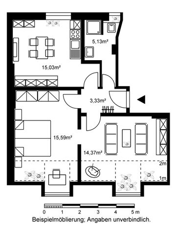 Schöne 2 Zimmer Wohnung über Wiesbaden - Foto 4