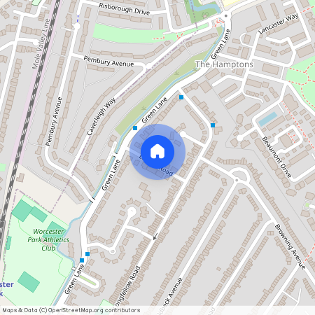 Lincoln Road, Worcester Park KT4