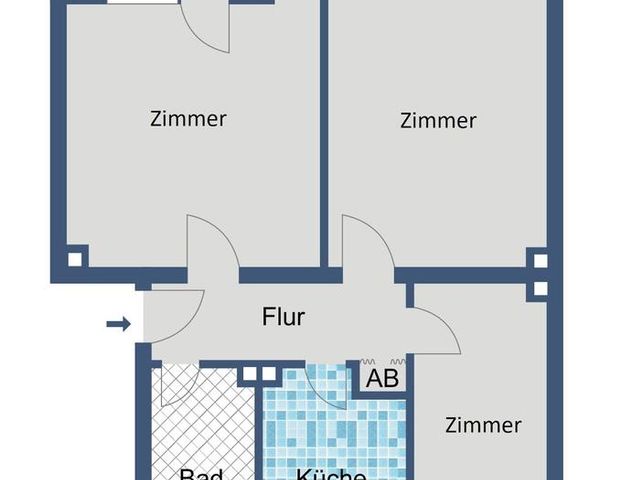 Erdgeschosswohnung mit Balkon in Kassel-Harleshausen - Photo 1