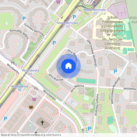 ul. Jana Blatona, Bemowo-Lotnisko, Bemowo, Warszawa, mazowieckie