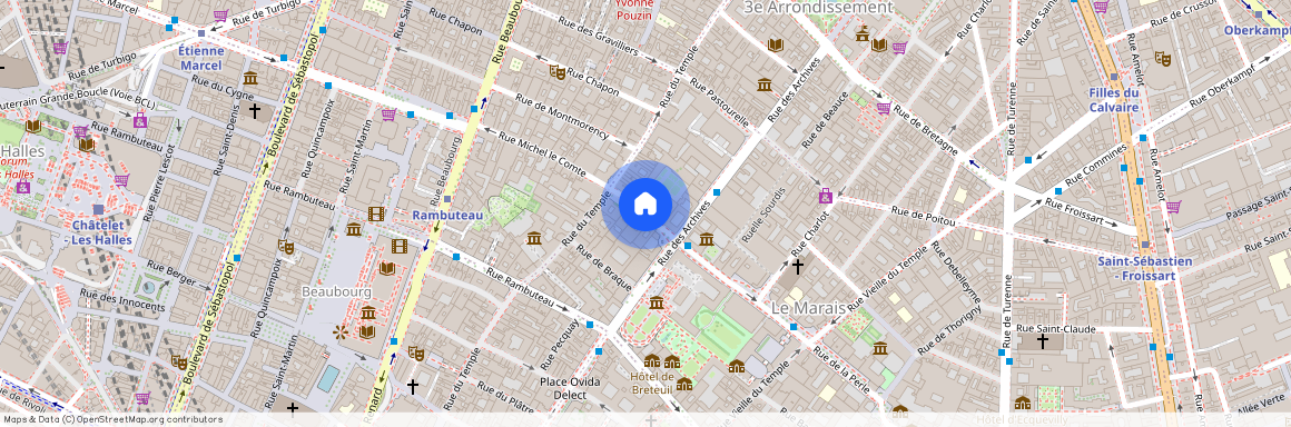 Rue des Haudriettes, Francja, Paris