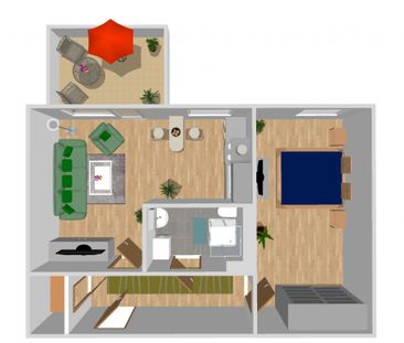 Neubau – Attraktive barrierearme 2-Raum-Wohnung - Foto 4