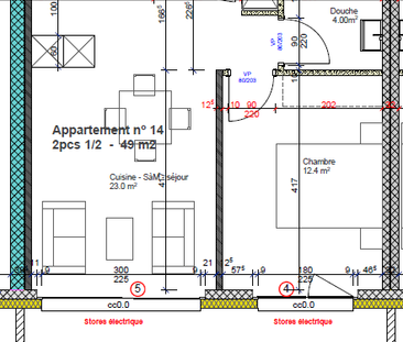 2.5 room apartment on the 1st floor - lot no. 14 of approx. 49m2 - Photo 1