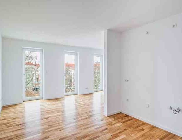Rollstuhlgerechte 2-Zimmer-Wohnung mit hochwertiger Ausstattung, Einbauküche und Balkon! - Foto 1