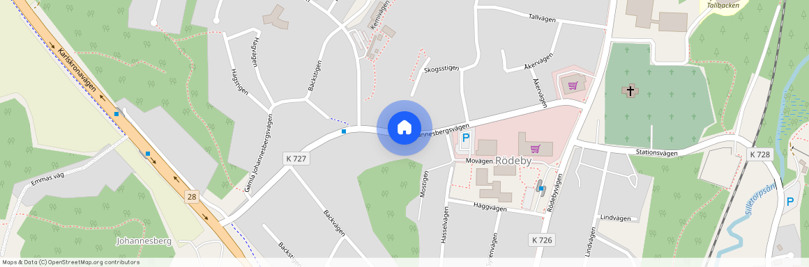 Johannesbergsvägen, Rödeby