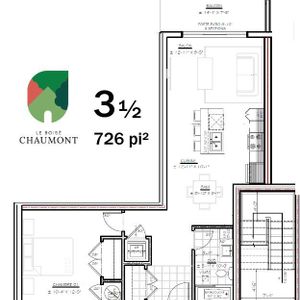 4½ neuf avec garage à louer, Bellefeuille, Saint-Jérôme - Photo 3