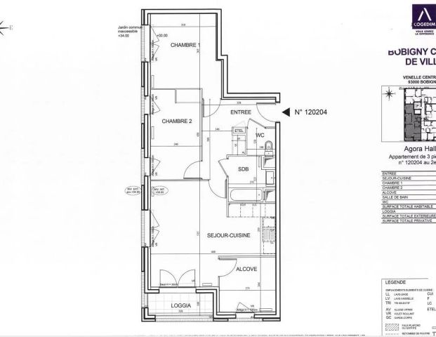 location Appartement T3 DE 69.7m² À BOBIGNY - Photo 1