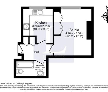 Studio to rent - Photo 3