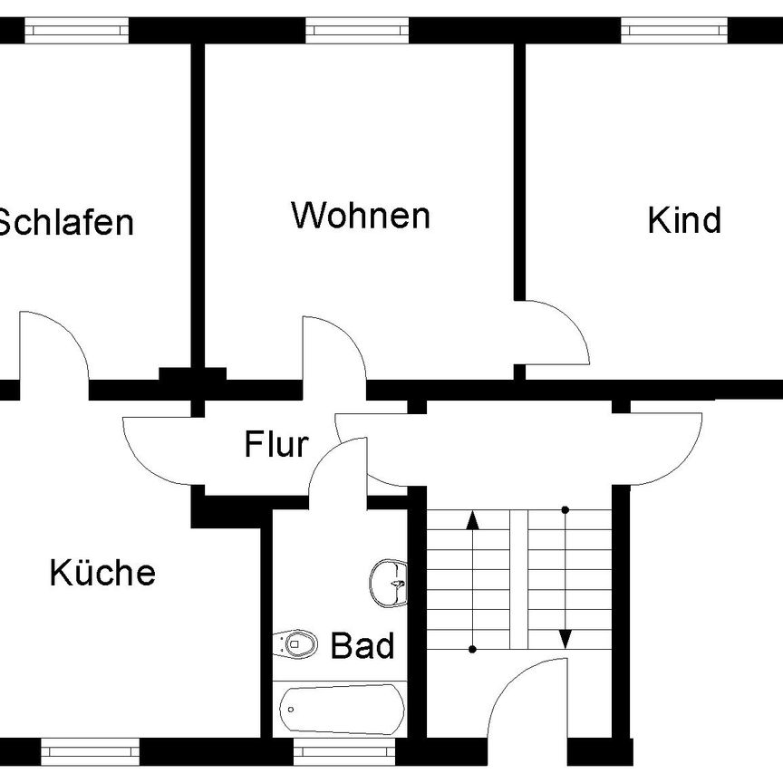 Mehr als gewohnt - Schöne 3-Zimmerwohnung in Wuppertal-Barmen - Photo 2